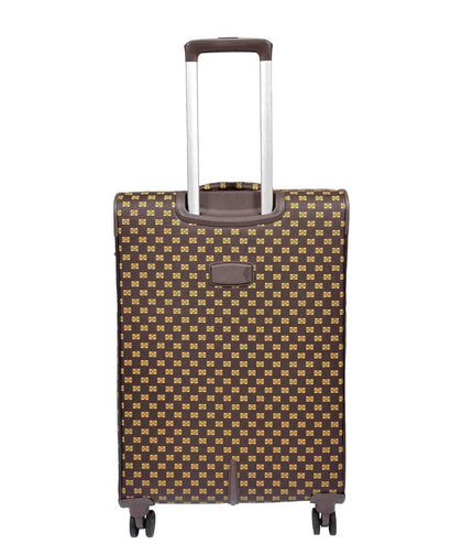 Corringham Medium Soft Shell Suitcase in Coffee