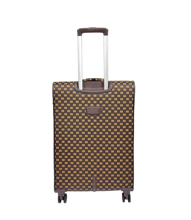 Corringham Medium Soft Shell Suitcase in Coffee