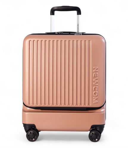 Durable EasyJet Ryanair 39 x 26 x 51.5 cm Pink Front Open Cabin Luggage Travel Suitcase