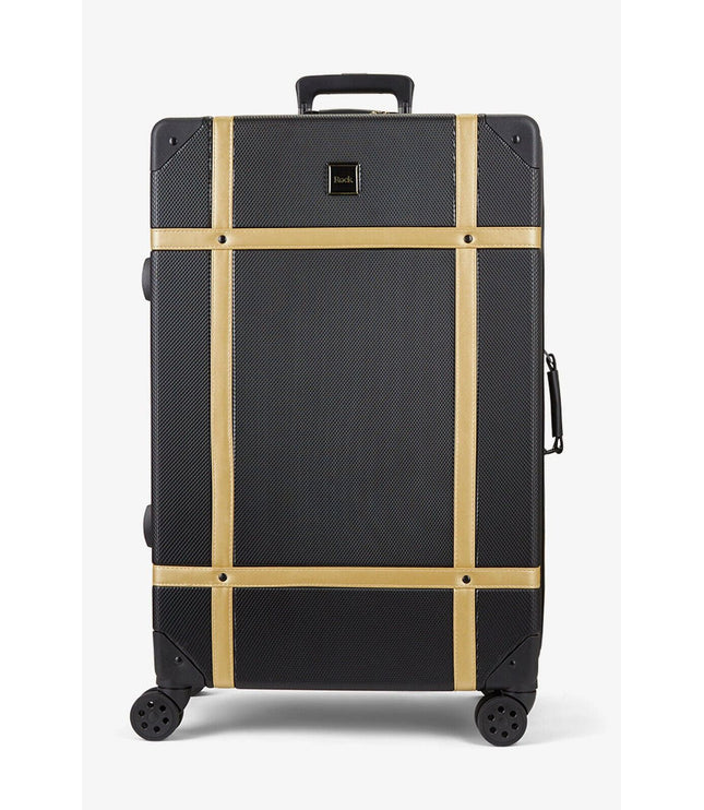 Alston Large Hard Shell Suitcase in Black Gold