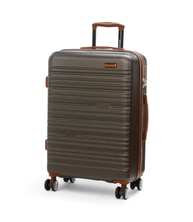 Armidale Medium Hard Shell Suitcase in Coffee