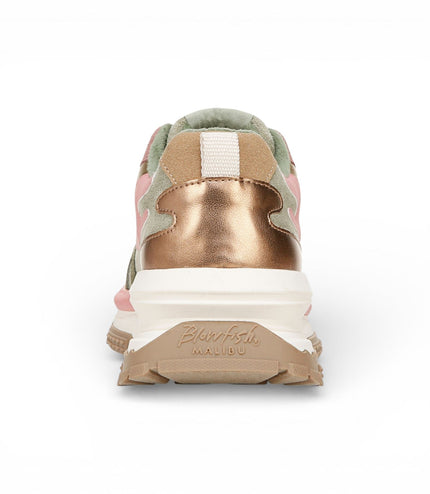 Blowfish Malibu Womens Green Pink Retro Sneaker Trainers - Leo