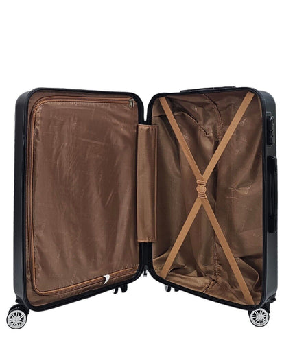 Chorley Medium Hard Shell Suitcase in Black