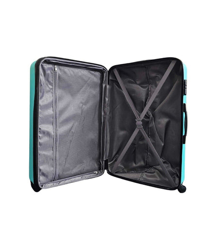 Coalville Large Hard Shell Suitcase in Teal