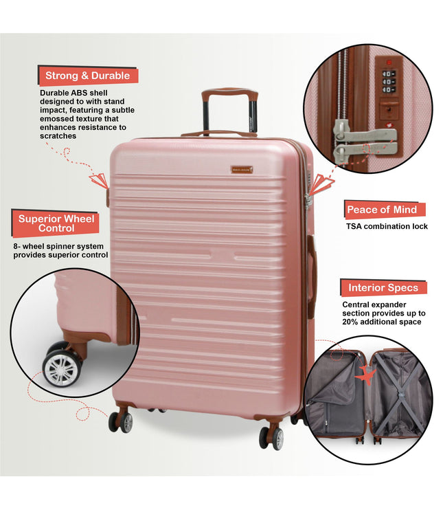 Armidale Large Hard Shell Suitcase in Golden