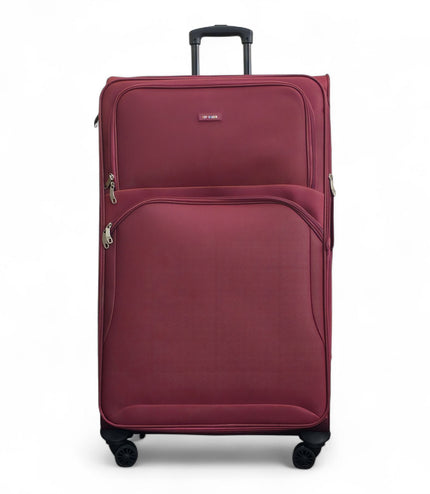 Gosford X-Large Soft Shell Suitcase in Burgundy Red