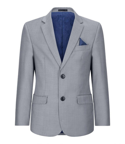 Boys 3 Piece Light Grey Classic Retro Suit