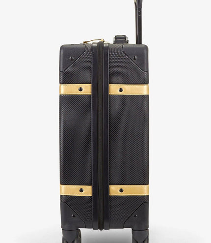 Alston Cabin Hard Shell Suitcase in Black Gold