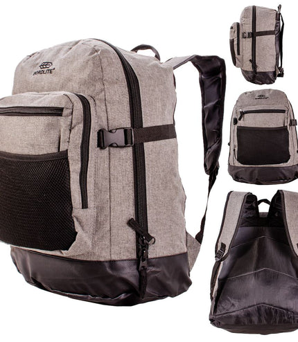 Backpack Rucksack 40x 20 x25cm Underseat Travel Cabin Bag for Ryanair, Easy Jet Grey