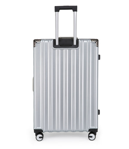 Airdrie Large Hard Shell Suitcase in Silver