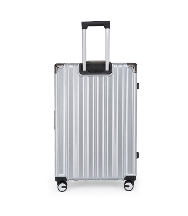 Airdrie Large Hard Shell Suitcase in Silver
