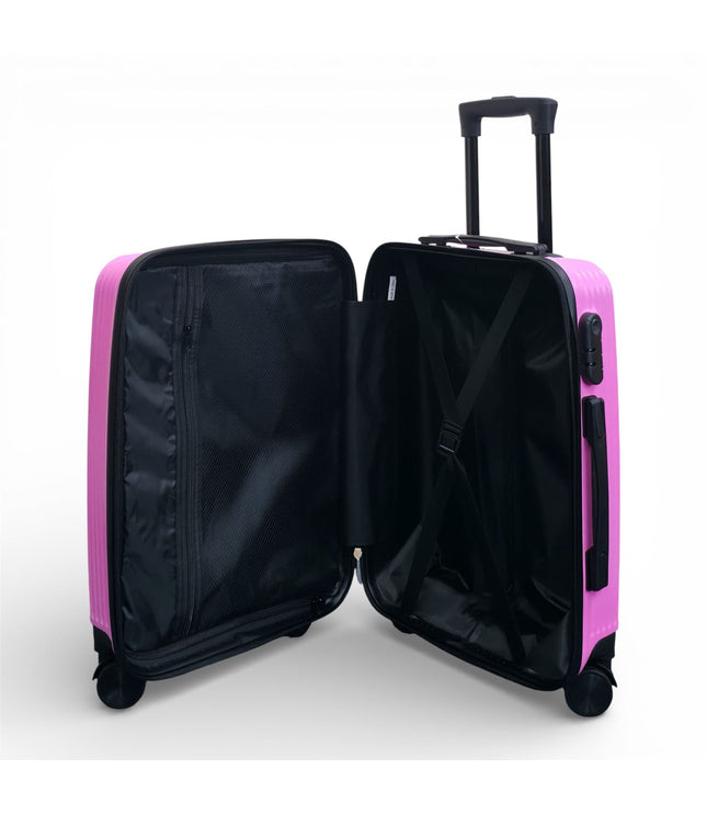 Junee Cabin Hard Shell Suitcase in Pink