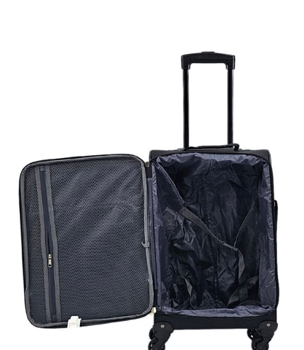 Corsham Cabin Soft Shell Suitcase in Black