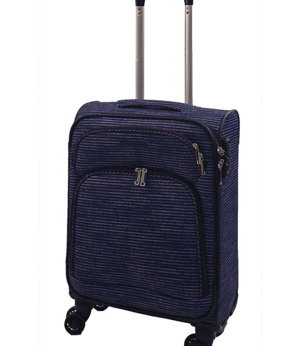 Ashbourne Cabin Soft Shell Suitcase in Lines