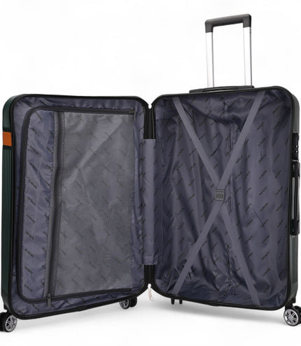 Calgary Medium Hard Shell Suitcase in Emerald Green
