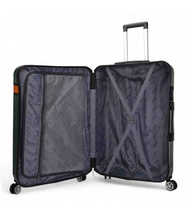 Calgary Medium Hard Shell Suitcase in Emerald Green