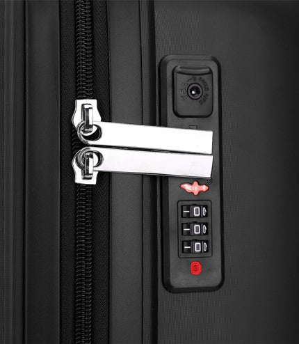 Burnaby Set of 3 Hard Shell Suitcase in Black