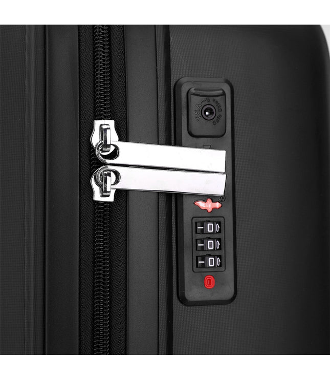 Burnaby Set of 3 Hard Shell Suitcase in Black