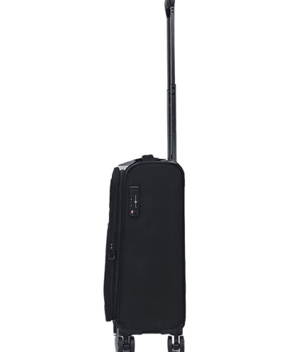 Corby Cabin Soft Shell Suitcase in Black