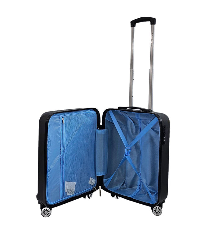 Alsager Cabin Hard Shell Suitcase in Black