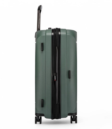 Abiko Large Hard Shell Suitcase in Olive