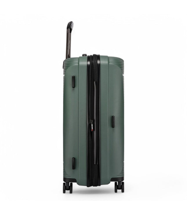 Abiko Large Hard Shell Suitcase in Olive