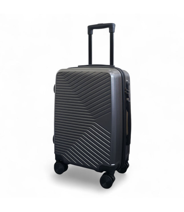 Junee Cabin Hard Shell Suitcase in Charcoal Grey