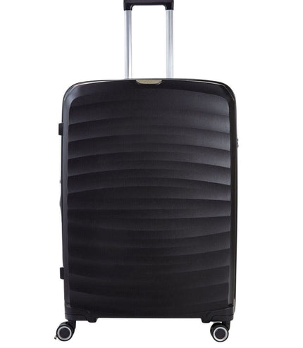 Alton Large Hard Shell Suitcase in Black