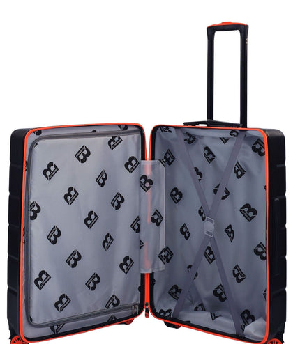 Coulsdon Medium Soft Shell Suitcase in Black