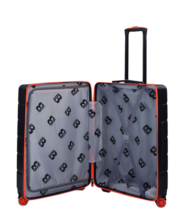 Coulsdon Medium Soft Shell Suitcase in Black