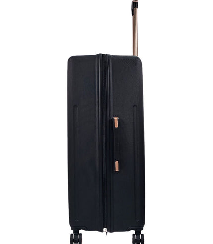 Cramlington Large Soft Shell Suitcase in Black