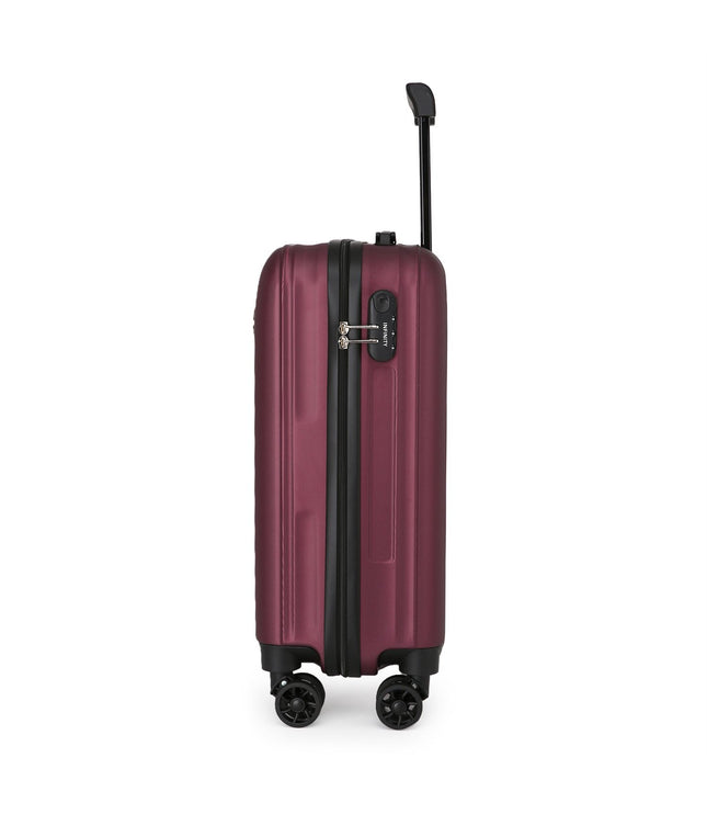 Edmonton Cabin Hard Shell Suitcase in Burgundy