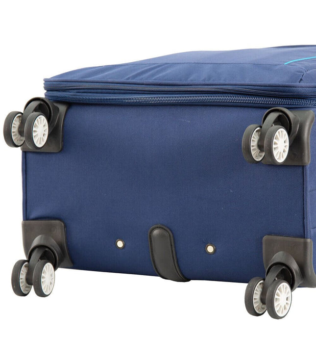 Clevedon Cabin Soft Shell Suitcase in Blue