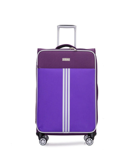 Beverley Large Soft Shell Suitcase in Purple