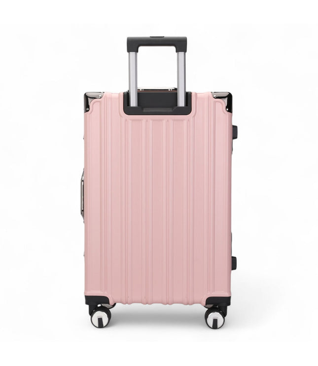 Airdrie Large Hard Shell Suitcase in Pink