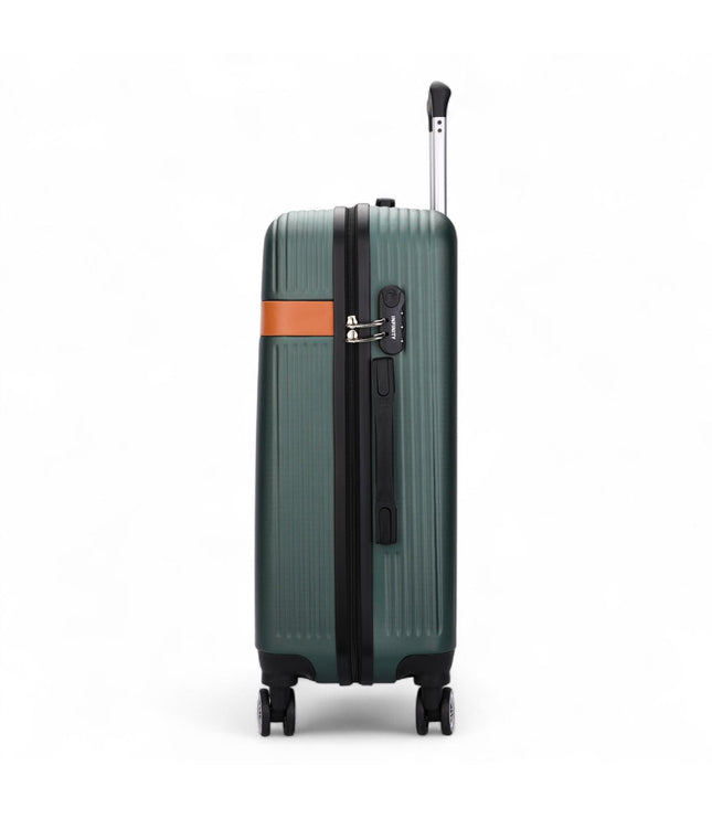 Calgary Large Hard Shell Suitcase in Emerald Green