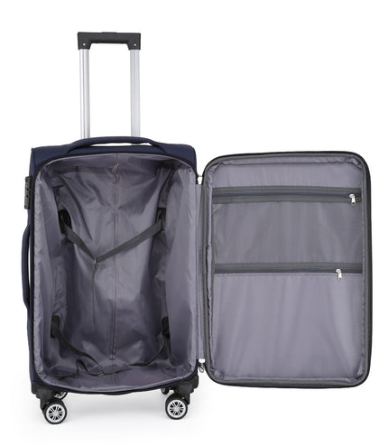 Delta Large Hard Shell Suitcase in Navy