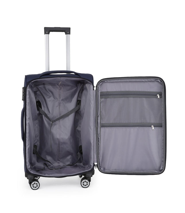 Delta Large Hard Shell Suitcase in Navy