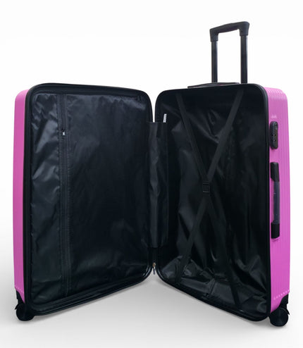 Junee Large Hard Shell Suitcase in Pink