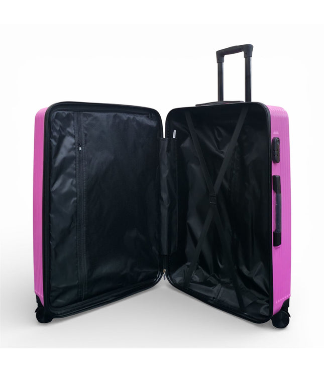 Junee Large Hard Shell Suitcase in Pink