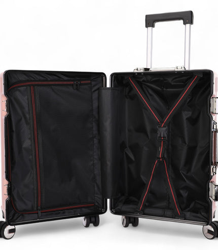 Airdrie Cabin Hard Shell Suitcase in Pink