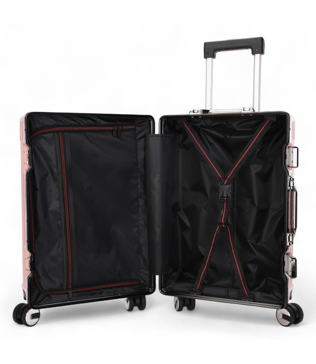 Airdrie Cabin Hard Shell Suitcase in Pink