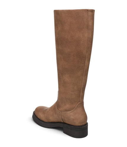 Blowfish Malibu Women's Tan Faux Leather High Riding Boots - Venice Tall
