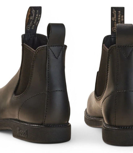 Rossi 607 Booma Black Leather Chelsea Boot