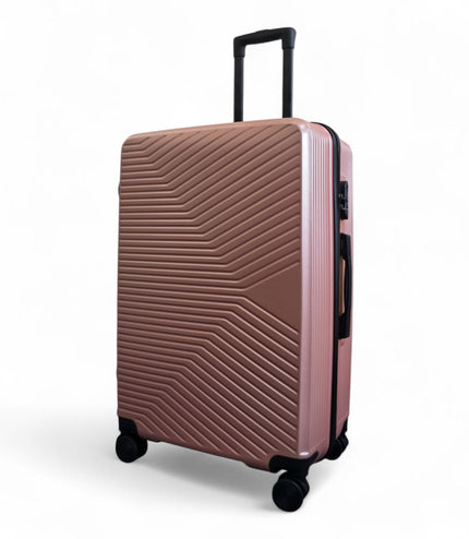 Junee Large Hard Shell Suitcase in Rose Gold