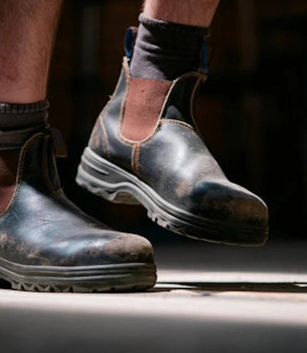 Blundstone #192 Brown Steel Toe Chelsea Boot