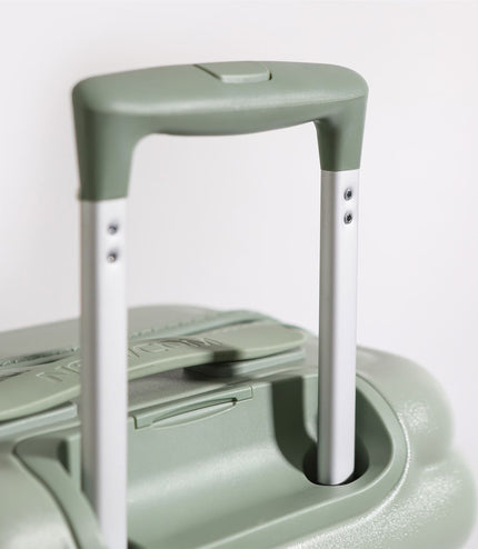 Hard Shell Cabin 37 x 22 x 55 cm Green TSA Secure Luggage Suitcase Suitable for Easyjet, Ryanair