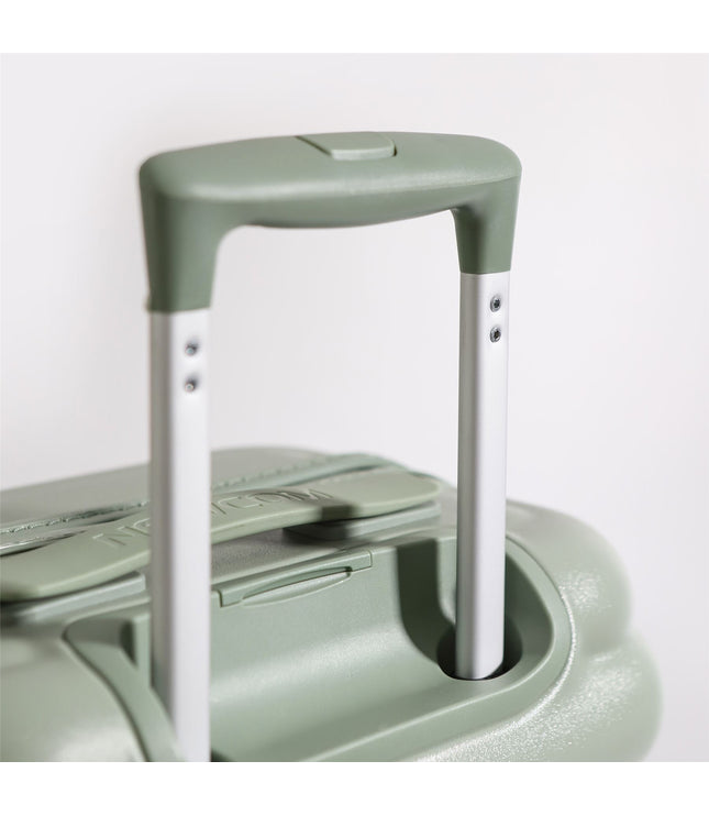 Hard Shell Cabin 37 x 22 x 55 cm Green TSA Secure Luggage Suitcase Suitable for Easyjet, Ryanair