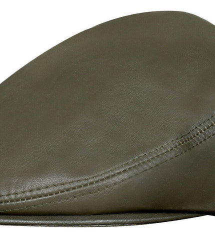 Mens  Flat Hat Leather Peaky Blinders Beret Newsboy Gatsby Golf Cabbie Cap