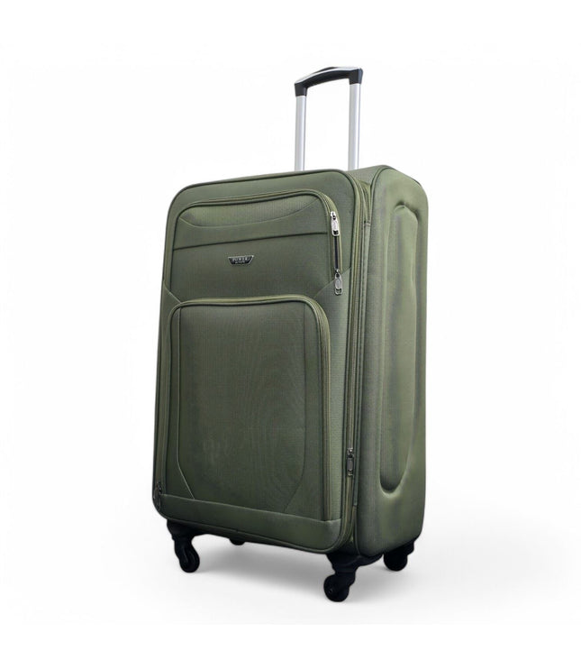 Nagoya Large Soft Shell Suitcase in Khaki